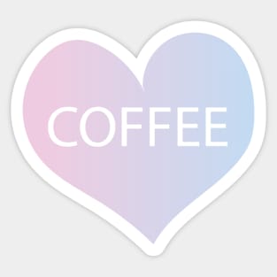 Coffee Sticker- Heart- Coffee Lover Sticker